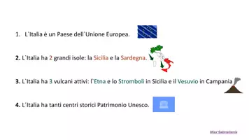 Vorschau - Arbeitsblätter - Conosci l`Italia interaktive PDF und PowerPoint Präsentation über Italien für den Italienisch- Unterricht - Seite 2