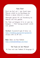 Vorschau - Arbeitsblätter - Lese-Adventskalender - Version in Silbenschrift - Seite 1