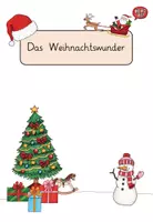 Vorschau - Arbeitsblätter - Lese-Adventskalender - Version in Silbenschrift - Seite 2