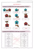 Vorschau - Arbeitsblätter - Prepositions of Place Materialpaket - Seite 3