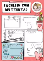 Vorschau - Mal- und Bastelvorlagen - Muttertagsgeschenk, Büchlein zum Muttertag, Muttertag - Deckblatt