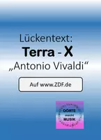 Vorschau - Arbeitsblätter - Lückentext zu Terra X Antonio Vivaldi - Deckblatt