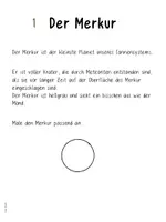 Vorschau - Stundenentwürfe - Sachunterrichtspaket zum Bilderbuch "Der kleine Merkur und seine Freunde" - Seite 3