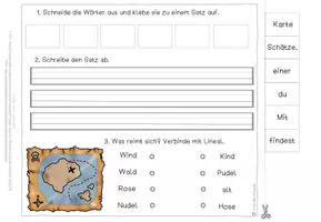 Vorschau - Arbeitsblätter - Klebeheft Piraten (Lesen und Schreiben) - Seite 3