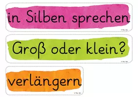 Vorschau - Anderer Materialtyp - Tafelmaterial zur FRESCH-Methode: Wortkarten - Rechtschreibbewusstsein fördern - Seite 3