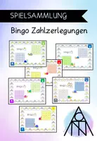 Vorschau - Spiele - Bingo Zahlzerlegungen - Deckblatt