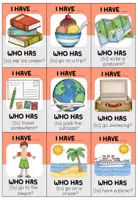 Vorschau - Spiele - Summer Activities Englisch – Sommeraktivitäten, Going to Future, Zukunft, Summer Vocabulary, Wortschatz, Grammar | I Have Who Has, 2 Spiele, Kartenspiel 3., 4., 5., 6. Klasse, Grundschule, Sekundarstufe - Seite 3