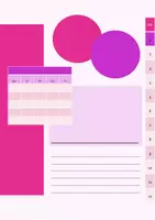 Vorschau - Anderer Materialtyp - Digitales Notizbuch - individuell beschreibbar - pink - Seite 3