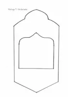 Vorschau - Mal- und Bastelvorlagen - Ramadan Fensterbild-Laterne Bastelanleitung - Seite 2
