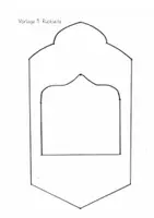 Vorschau - Mal- und Bastelvorlagen - Ramadan Fensterbild-Laterne Bastelanleitung - Seite 3