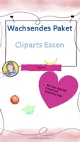 Vorschau - selbst erstellte Cliparts/Grafiken - Cliparts Essen - Obst, Gemüse ->wachsendes Paket<- - Deckblatt