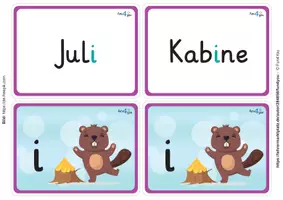 Vorschau - Spiele - langes i oder ie - Lese-Lege-Spiel #Homeschooling - Seite 2