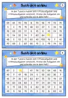 Vorschau - Aufgabenkarten - Aufgaben in Tabellen finden - Zahlenraum 100 - Seite 3