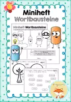 Vorschau - Arbeitsblätter - Selbstlernheft - Wortbausteine - Deckblatt