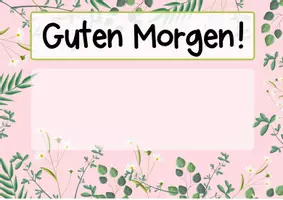 Vorschau - Präsentationen/Tafelbilder - Guten - Morgen - Folien (classroom Management) - Seite 1