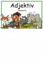 Vorschau - Aufgabenkarten - Alle Dinos rennen los - Ein lustiges Wortarten Spiel für die ganze Klasse - Seite 2