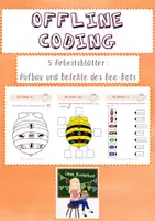 Vorschau - Arbeitsblätter - Programmieren - Offline Coding (anhand des Bee-Bots) - Seite 1