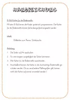 Vorschau - Fördermaterial/Inklusion - Karten für die Bodenmatte (Bee-Bot) - Schatzsuche - Seite 2