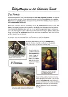 Vorschau - Arbeitsblätter - Bildgattungen in der bildenden Kunst – Unterrichtspräsentation - Seite 1