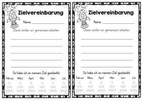 Vorschau - Anderer Materialtyp - Reflexionsbogen für die Zielvereinbarung aus dem Lernentwicklungsgespräch - Seite 3