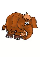 Vorschau - selbst erstellte Cliparts/Grafiken - Zeichnungen zur Lektüre: Nur mal schnell das Mammut retten - Seite 2