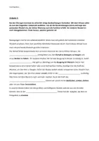 Vorschau - Arbeitsblätter - Funktion von Muskeln praktische Übung und Lückentext - Seite 1