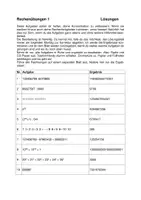 Vorschau - Arbeitsblätter - Klasse 6 Rechenübungen - Seite 1