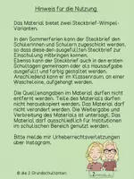 Vorschau - Arbeitsblätter - Einschulung: Wimpel-Steckbrief - Seite 1