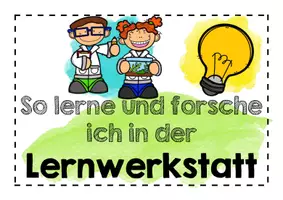 Vorschau - Stationenlernen - Lernwerkstatt - Regeln und Lernwerkstatt-Pass - Seite 1