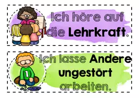 Vorschau - Stationenlernen - Lernwerkstatt - Regeln und Lernwerkstatt-Pass - Seite 3