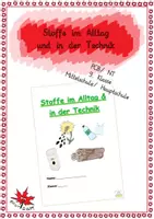 Vorschau - Arbeitsblätter - Stoffe im Alltag und in der Technik, Selbstlernheft PCB / NT - Deckblatt