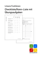 Vorschau - Arbeitsblätter - Lineare und quadratische Funktionen - Seite 1
