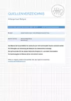 Vorschau - Poster - Anfangsritual Religion Klasse 2 - Seite 1