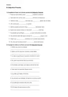 Vorschau - Arbeitsblätter - El Subjuntivo - Deckblatt
