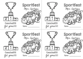 Vorschau - Spiele - Sportfest - Stempelpass - Seite 1
