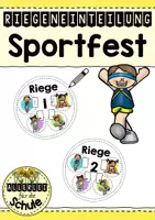 Vorschau - Anderer Materialtyp - Sportfest - Riegeneinteilung - Deckblatt