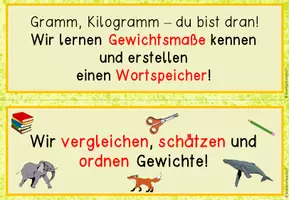 Vorschau - Präsentationen/Tafelbilder - Gewichte-Reihentransparanz - Seite 3