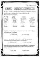 Vorschau - Arbeitsblätter - animaux de la ferme-fiche de grammaire adjectifs1 - Seite 2
