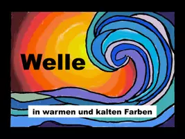 Vorschau - Stundenentwürfe - KUNST Schritt für Schritt: Meeresbild in kalten/warmen Farben (Deckfarbenmalerei) - Seite 1