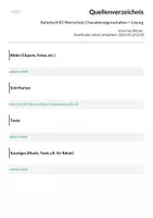 Vorschau - Arbeitsblätter - Italienisch B1 Wortschatz Charaktereigenschaften + Lösung - Seite 1