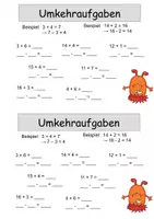 Vorschau - Arbeitsblätter - Unsere Rechentricks - Ein Miniheft für Klasse 1 - Seite 2