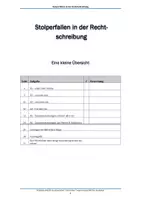 Vorschau - Unterrichtsreihen - Stolperfallen in der Rechtschreibung (Du) - Seite 3
