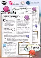 Vorschau - Poster - Lerntipps (Abitur) / Prüfungsvorbereitung - Deckblatt