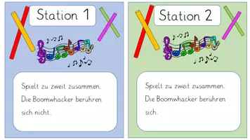 Vorschau - Stationenlernen - Boomwhacker Übungszirkel, Experimentieren - Seite 2