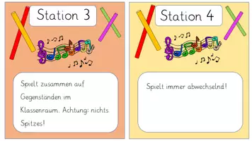 Vorschau - Stationenlernen - Boomwhacker Übungszirkel, Experimentieren - Seite 3