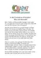 Vorschau - Text - Was sind Aerosole? - Deckblatt