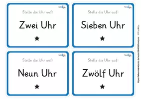 Vorschau - Arbeitsblätter - Die Uhr - Aufgabenkarten, Arbeitsheft - Bastelanleitung #Distanzlernen - Seite 3