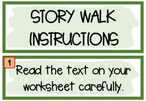 Vorschau - Stundenentwürfe - Materialpaket - Story Walks (California & Christmas) - Seite 1