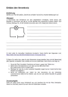 Vorschau - Arbeitsblätter - Schaltpläne zeichnen und Stromkreise simulieren - Seite 1