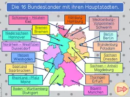 Vorschau - Unterrichtsreihen - Deutschland - Bundesländer + Hauptstädte - Interaktive PDF - Seite 2